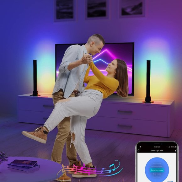 Smart LED Light Bar, Gaming Lights Ambient Lighting, Bluetooth TV - 2 in box - Picture 7 of 7